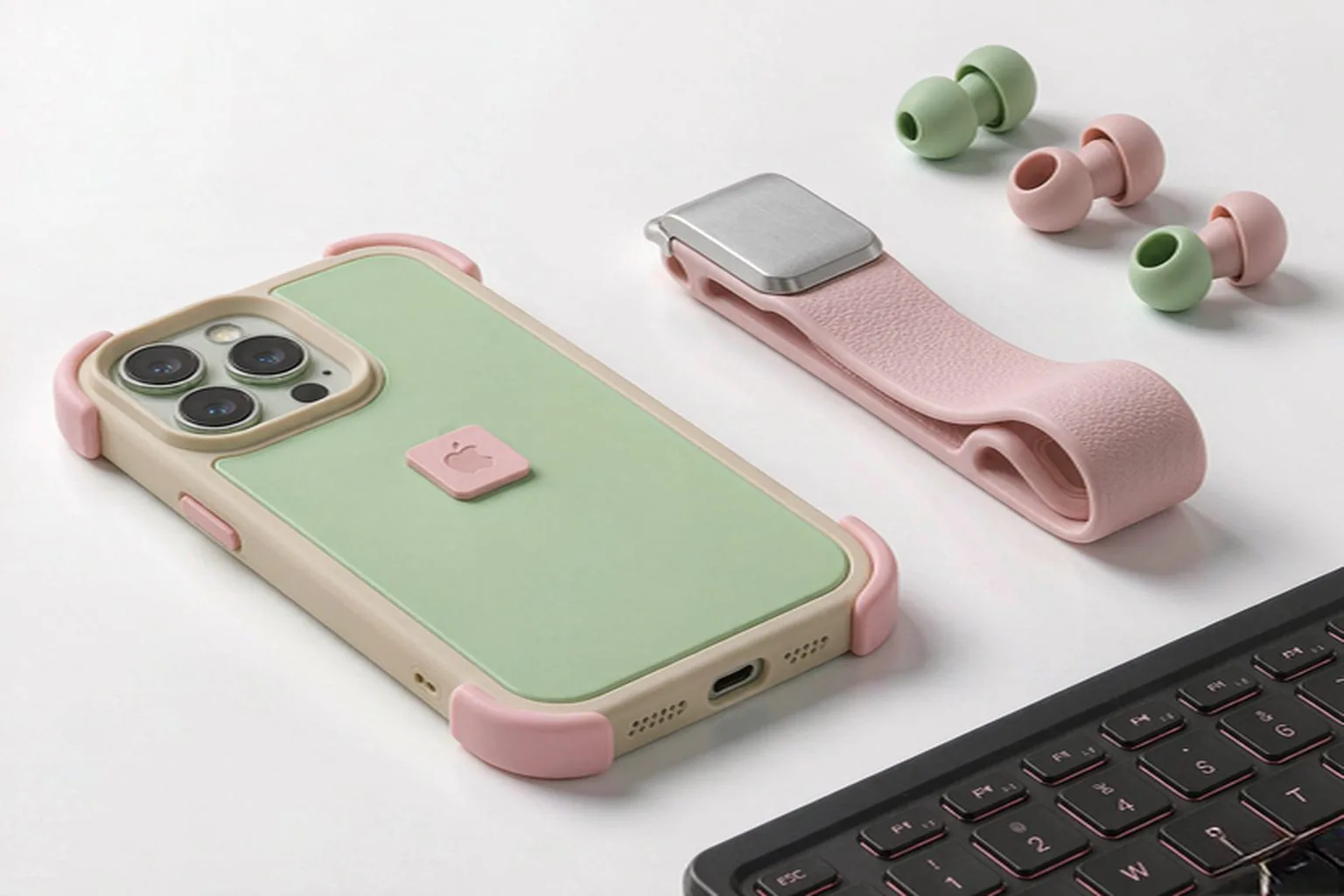 Custom silicone electronics accessories and protective parts